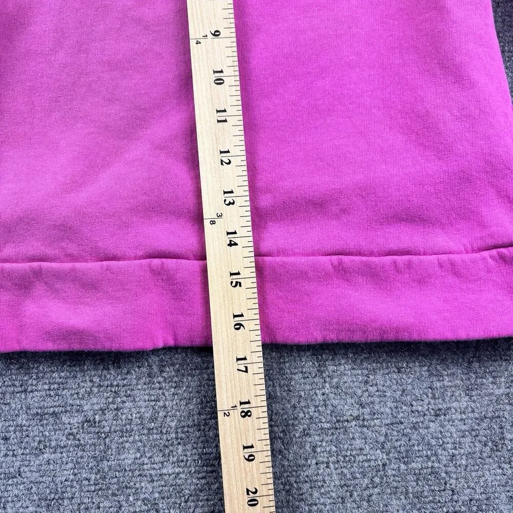 GAP Kids Sweatshirt M 8 Pink Palm Tree Graphic Crew Neck Magenta